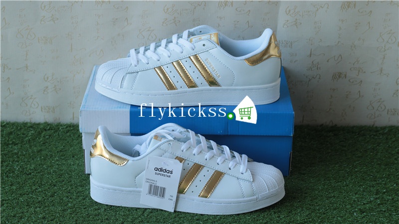 Adidas Superstar White Golden B39399